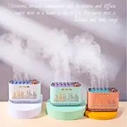 Resim Smart-Sensör Ses Dalgası Teknolojili Nemlendirici - 5 Sessiz Buhar Modu, Yatak Odası/Ofis/Yoga Stüdyosu için 7 Renkli Ruh Hali Aydınlatması ve Aromaterapi Difüzörü (Otomatik Kapanma) 