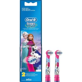 Resim Oral-B Stages Diş Fırçası Yedek Başlık Soft 2'li - Frozen 