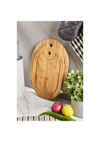 Resim Konak Züccaciye Oval Bambu 2li Kesme Tahtası 