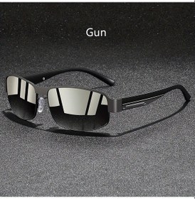 Resim Oldfriend Siyah Gri Aooyoweıly Retro Vintage Metal Çerçeve Mavi Lensli Dikdörtgen Gözlük 12+ 