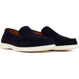 Resim Derimod Erkek Lacivert Süet Deri Loafer 26SFD632010 