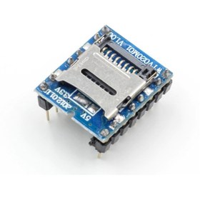 Resim Genel Markalar Wtv020 Mini Mp3 Wav Player Modülü Micro Sd 1g Tf Kart Ses Müzik Çalma Kartı16 Bit Pwm Dac 3w 