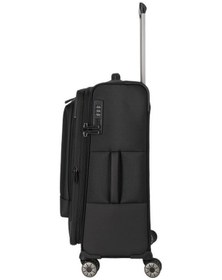 Resim Travelite Travelit Crosslite 5.0 4w Trolley M Körüklü Orta Boy Valiz Siyah 