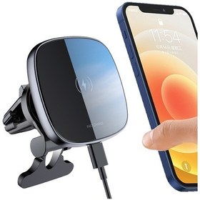 Resim Cbtx Global Lohee W-26 Araç Manyetik Kablosuz Şarj Cihazı 15 W Hızlı Şarj İstasyonu Telefon Tutucu İphone 12/13 Serisi 