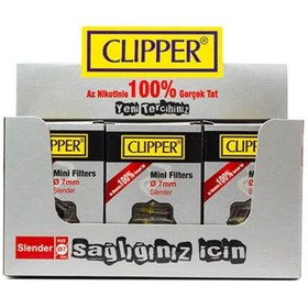 Resim Clipper Slender Filtre Ağızlık 7 MM 12 x 30'lu 