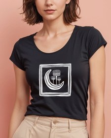 Resim Anason Gecesi Geniş Yaka Tişört 