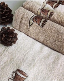 Resim Bilmar Bukle 6 Lı Kahve Nakışlı Mutfak Havlusu Mutfak Havlusu 30 X 50 Cm Kutulu Çok Renkli 