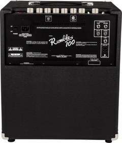 Resim Fender 2370406900 Rumble 100 V3 Bas Gitar Amfisi | 100 Watt Güç 12 İnç Eminence Hoparlör ve Ultra Hafif Kasa 