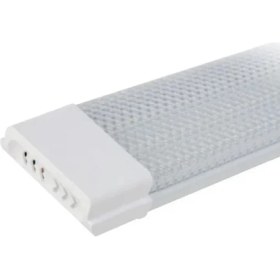Resim Uzmlight Horoz Elektrik Gama Horoz LED Bant Armatür 80W 6500K 8720LM 120CM ( Beyaz Kasa Kristal )( Gama Serisi ) Prizma LED Bant Armatür Floresan Armatür 