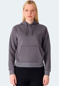 Resim Slazenger MISTY I Kadın Kapüşonlu Gri Sweatshirt 