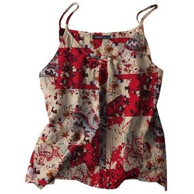 Resim Kırmızı Zanzea Bayan Yaz Rahat Kolsuz Pamuk Kombinezonlar Tank Tops 
