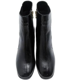 Resim Poletto Hakiki Deri Sıyah Bot Topuklu 7734 12 V2 S-989 Siyah 