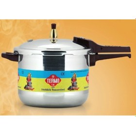 Resim Termo Alüminyum Düdüklü Tencere 8 L L Gümüş 