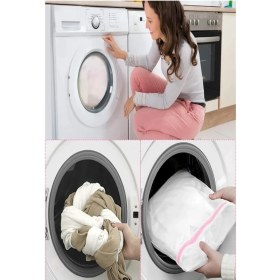 Resim Carnivalland 3 Adet Büyük Orta ve Küçük Boy Perde ve Çamaşır Yıkama Filesi Valiz Düzenleyici Torba 