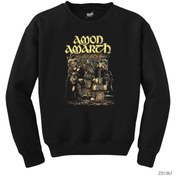 Resim WAKHA Amon Amarth Thor Siyah Sweatshirt 