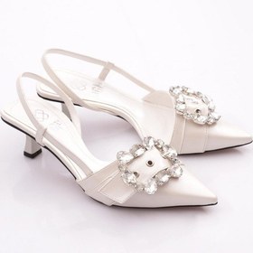 Resim Dgn 6107 Kadin Taş İşlemeli Topuklu Abiye Ayakkabi 6107-424-R1525 