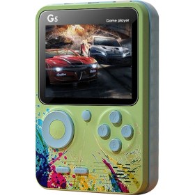 Resim Fastbuy G5 Eldeki Oyun Konsolu 3.0 İnç Renkli Ekran, 500 Eski Oyun, Av Bağlantısı, Yeşil-mavi 