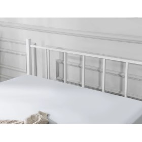 Resim Evger K90 Beyaz Metal Karyola Tek Kişilik Yataksız 