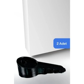 Resim Evene Kapı Stoperi Siyah Renk Dekoratif Kapı Tutucu Durdurucu 2 Adet Model 5 