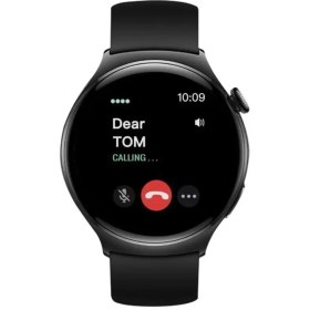 Resim Haino Teko RW34 Watch 4 Amoled Ekran Android İos HarmonyOs Uyumlu Akıllı Saat Siyah 