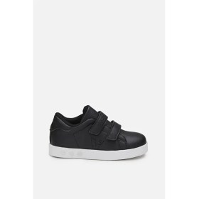 Resim Vicco Oyo II Işıklı Unisex Siyah Sneaker Düz Tabanlı Erkek Çocuk Ayakkabısı 