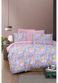 Resim Mystory Home Lastikli Çarşaflı Tek Kişilik Nevresim Takımı Colore 