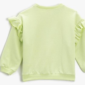 Resim Kız Bebek Pamuklu Warner Bros Lisanslı Baskılı Sweatshirt 