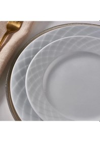 Resim Güral Porselen Alfa 51 Parça Yemek Takımı Filesiz 