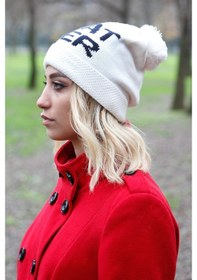 Resim Kadın Bere Beyaz 1257-Standart-Beyaz 