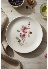 Resim Rakle Darrel Seramik 4'lü Pasta Tabağı Seti 19 Cm Çok Renkli 