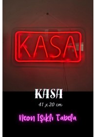 Resim Neon Yazı Tabela Dekoratif Şeffaf Led Işık Kasa 