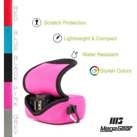 Resim Megagear MG682 Powershot G5 X, G5 X Mark II Neopren Kamera Kılıfı 