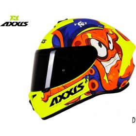 Resim Axxıs Draken Garglen Matt Fluor Orange 