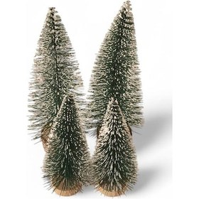 Resim Dörtlü Yılbaşı Ağacı Set 