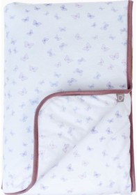 Resim Boumini Kışlık Kız Bebek Battaniyesi Çift Taraflı Pamuk Elyaf Dolgulu Çok Renkli 