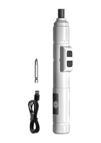 Resim Youtek Type-c Şarjlı Mikro Elektrikli Tornavida Seti - 250rpm Hızlı Çalışma, Elektronik Tamir Ve Hassas Aletler İçin 1 Adet Set 