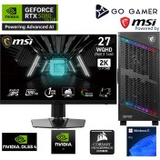 Resim Go Gamer S1108DK Intel Core I9 14900KF / 64GB 6000MHZ Ddr5 Ram / 1tb Nvme SSD 6000-4000MB-SN Gen4 / RTX5080 16GB / 360MM Sıvı Soğutma / Msı 27" 2k 180Hz / Windows 11 Pro Masaüstü Bilgisayar 