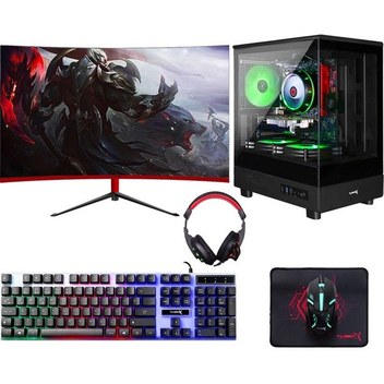 Turbox TX6013 i5-6400 16 GB 512 GB SSD 4 GB R7 240 23.6" Free Dos Masaüstü Oyuncu Bilgisayarı