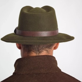 Resim Fötr Şapka - Avcılık ve Doğa Gözlemi - Yeşil - 100 