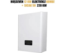 Resim Elektrikli Kombi Hoşseven 12 Kw Sıcak Su 220 V 