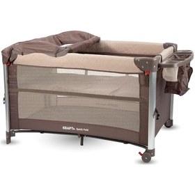 Resim Kraft Quick Fold Anne Yanı Oyun Parkı 70x110 Cm Kahverengi 
