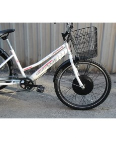 Resim Dorello Elektrikli Bisiklet Cargo Bisiklet -Pazar Bisikleti Yük Taşıma Bisikleti 