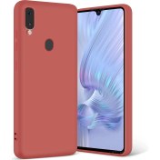 Resim M.TK Moveteck A10S Uyumlu Kılıf Kamera Lens Korumalı Içi Kadife Silikon Iz Yapmaz Ipeksi His Liquid Renkli Yumuşak Silikon Lansman 