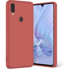 Resim M.TK Moveteck A10S Uyumlu Kılıf Kamera Lens Korumalı Içi Kadife Silikon Iz Yapmaz Ipeksi His Liquid Renkli Yumuşak Silikon Lansman 