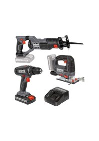 Resim Kraftixx By Einhell Akülü Vidalama Dekupaj Tilki Kuyruğu Set 1x2 Amper 