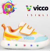 Resim Vicco Melodic Işıklı Ortopedik Çocuk Spor Ayakkabı Mavi 