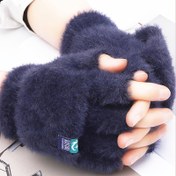 Resim Erkekler ve Kadınlar için Termal Peluş Kapaklı Eldivenler - Kış Soğuk Hava Isıtmalı, Yumuşak Esnek Olmayan Tasarım, Elde Yıkanabilir Günlük Kullanım ve Dış Mekan Eldivenleri 