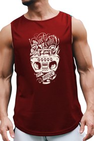 Resim BLUU Music Tank Top Kolsuz Sporcu Tshirt 