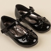 Resim Gimer - Bıyık Fiyonk Siyah Kız Çocuk Ayakkabı - Eyl1301G Siyah 