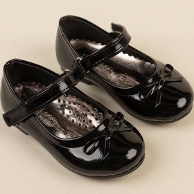 Resim Gimer - Bıyık Fiyonk Siyah Kız Çocuk Ayakkabı - Eyl1301G Siyah 